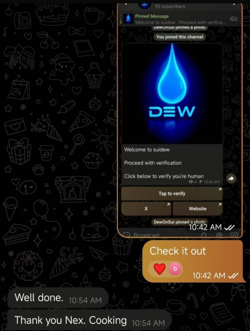 SuiDew Dev Testimonial